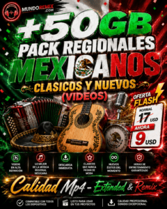 +50 GB PACK REGIONALES MEXICANOS CLÁSICOS Y NUEVOS 2026 (VIDEOS)