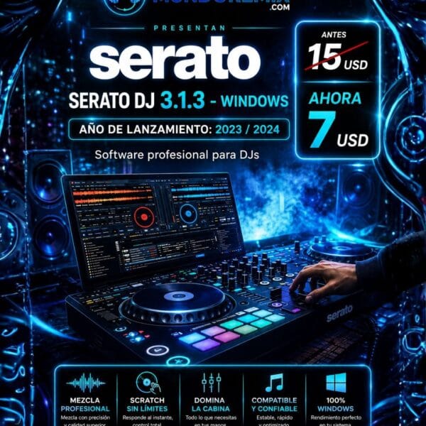 SERATO DJ 3.1.3 PARA WINDOWS – SOFTWARE PROFESIONAL PARA DJs 2026