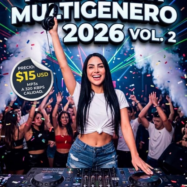 MEGA PACK MULTIGÉNERO 2026 VOL. 2 – REMIXES EXCLUSIVOS PARA DJs