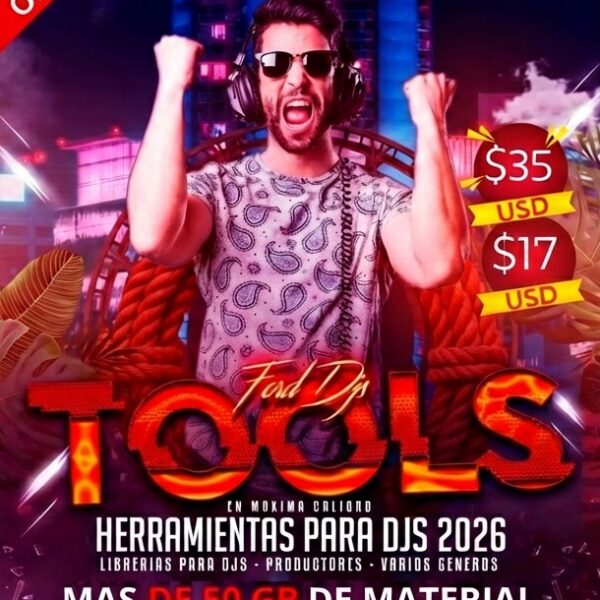 Pack Herramientas para DJs 2026 – Más de 50GB de Material Profesional para DJs y Productores