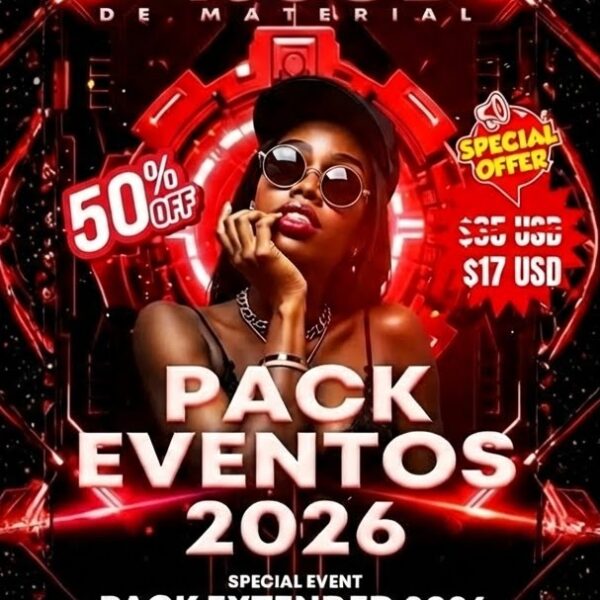 Pack Eventos 2026 para DJs – Más de 150GB de Videos Remix Extended para Fiestas y Eventos